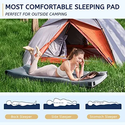 Homemate memory foam pad rolled with its straps and bag